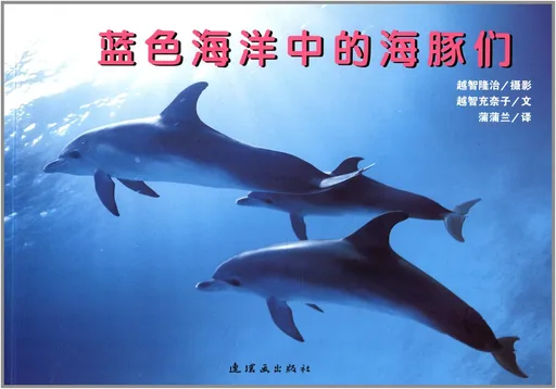 蓝色海洋中的海豚们